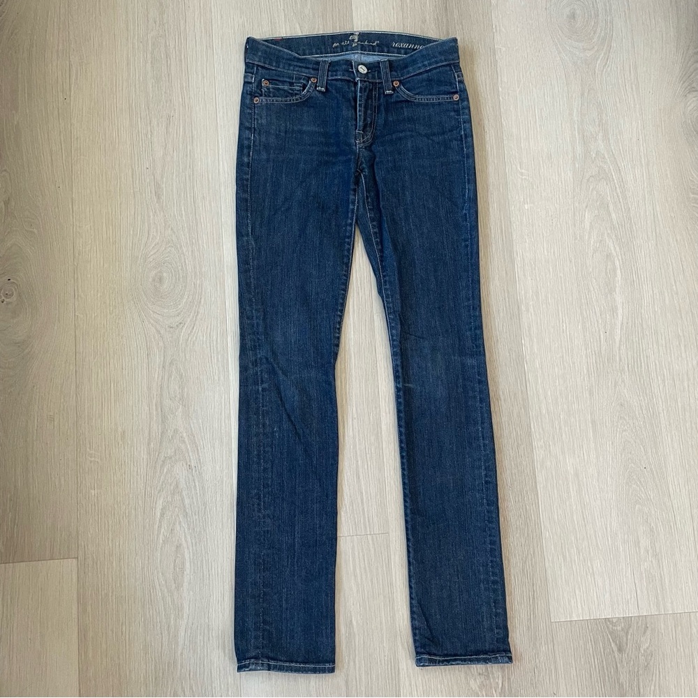 7 For All Mankind Woman Size 24 Blue Jeans Roxanne Classic Slim Fit 90s Y2K